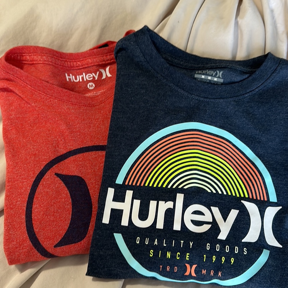 Hurley long sleeve shirts